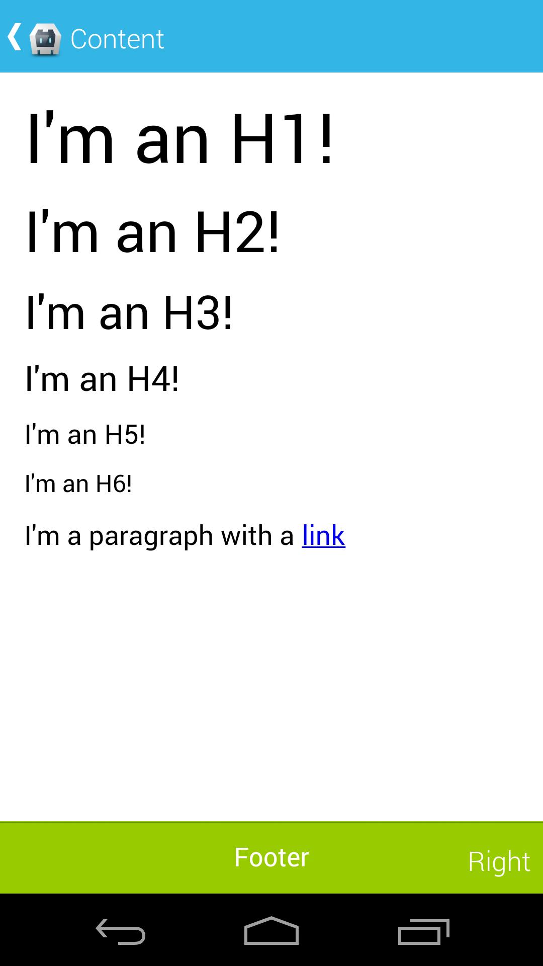HTML App Demo