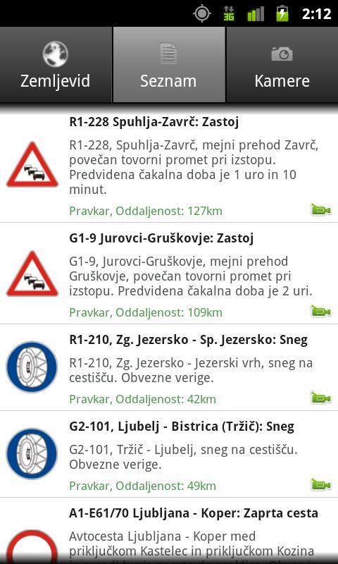 Razmere na cestah
