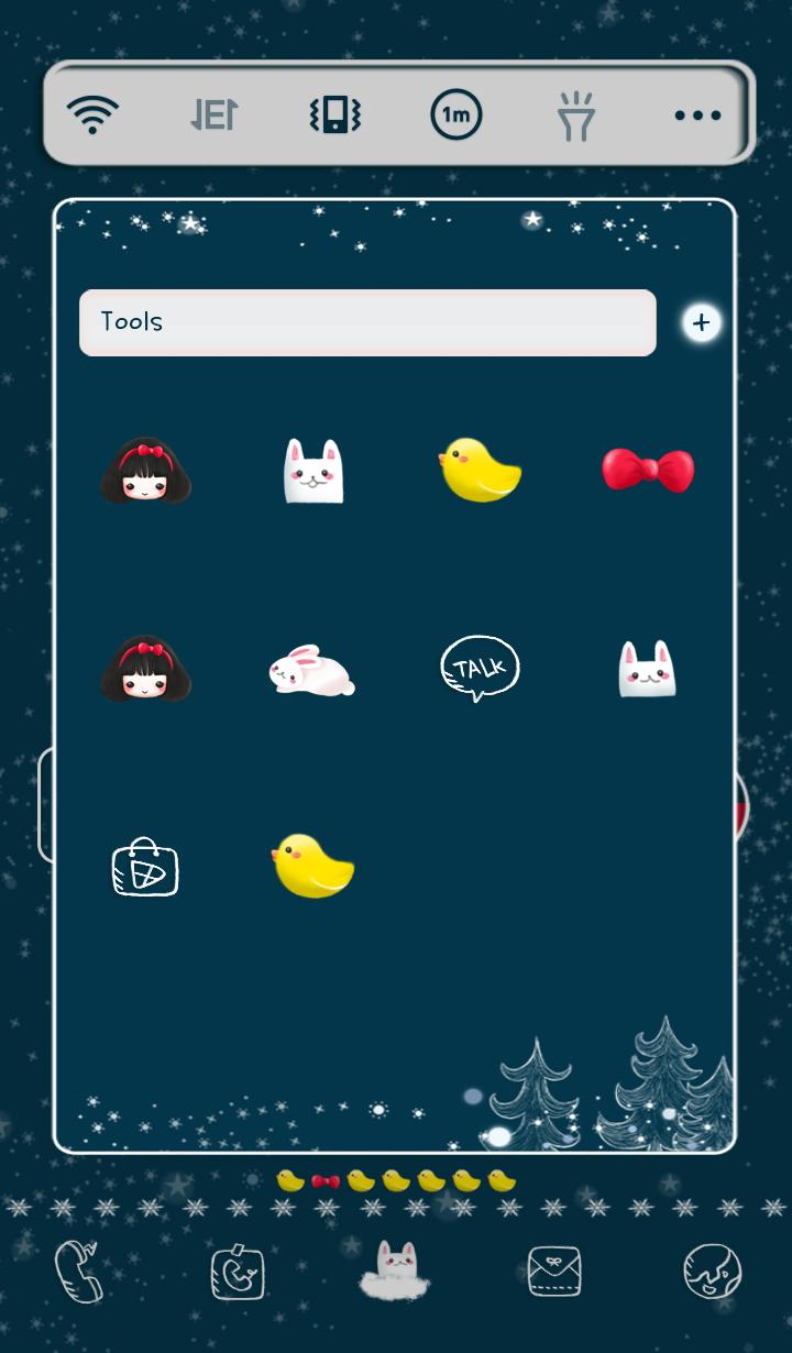 Darongi(snow white)Dodol Theme