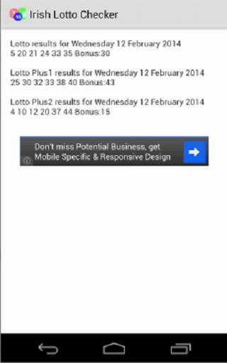 Irish Lotto Checker