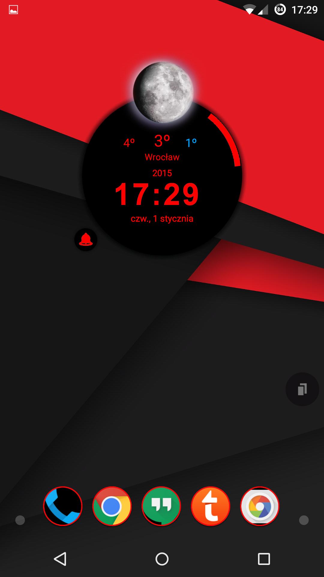 Dark Red Theme for TSF Shell