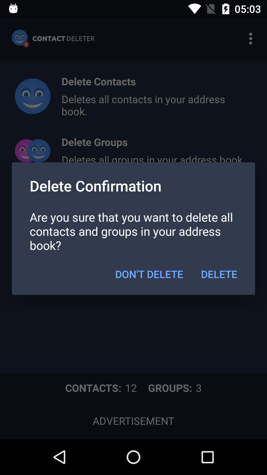 Contact Deleter