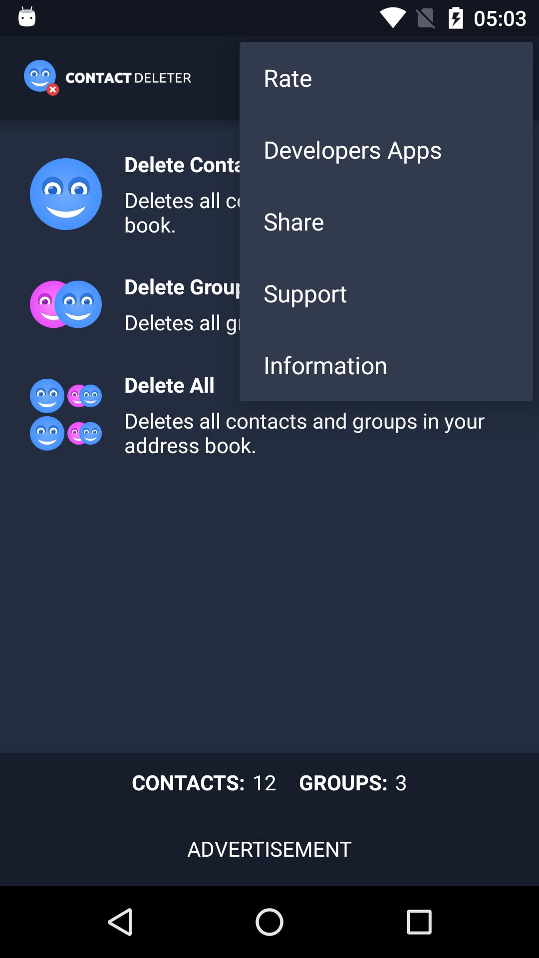 Contact Deleter