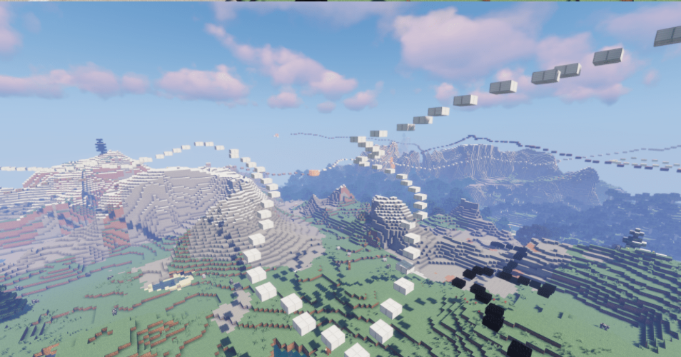 Minecraft Pixel Parkour Map Saksama Pixel Parkour Map