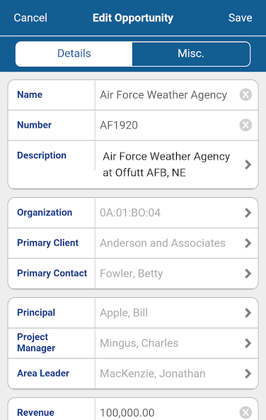 Deltek Touch CRM