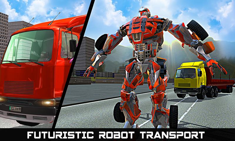 Car Robot Transport Truck