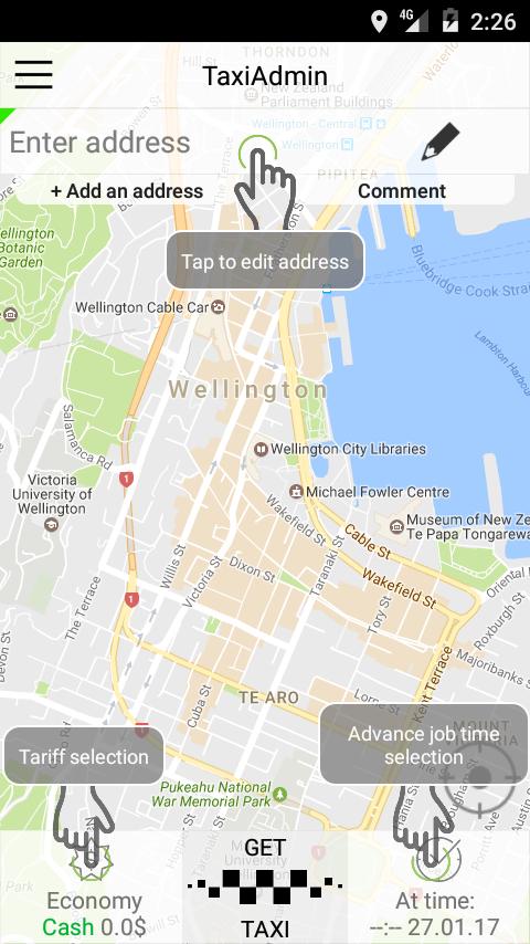 Get Taxi Admin