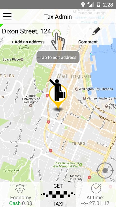 Get Taxi Admin