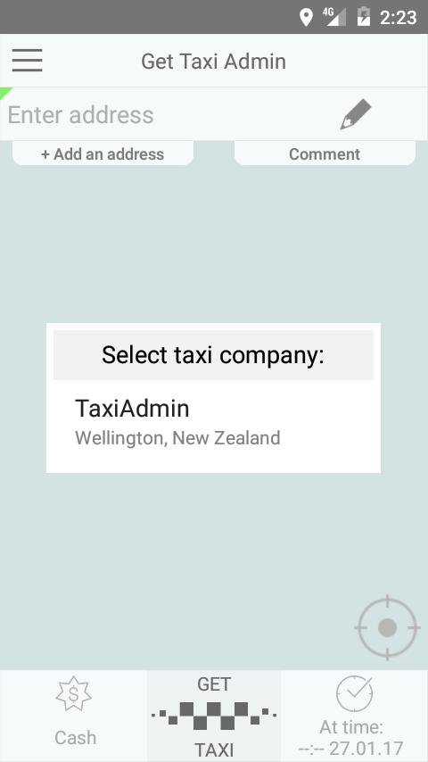Get Taxi Admin
