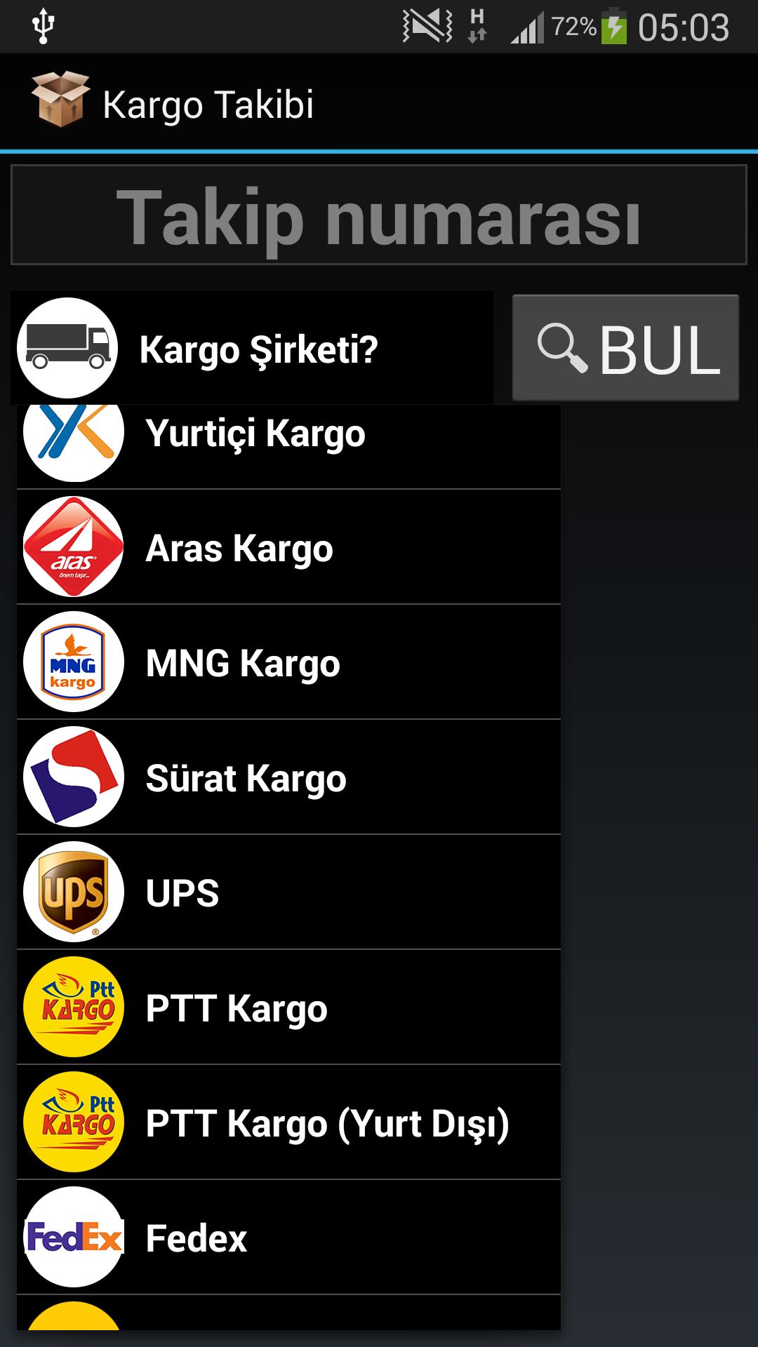 Kargo Takibi