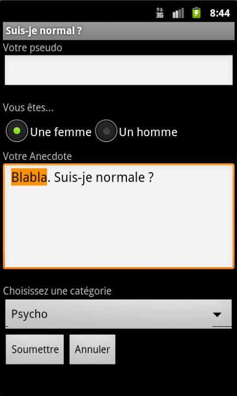 Suis-je normal ?