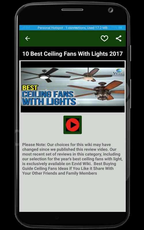 Ceiling Fans Buying Guide