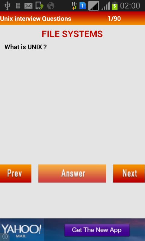Unix Interview
