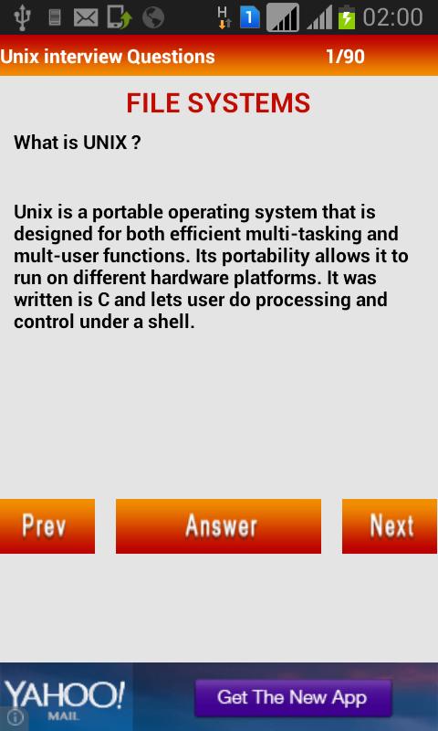 Unix Interview