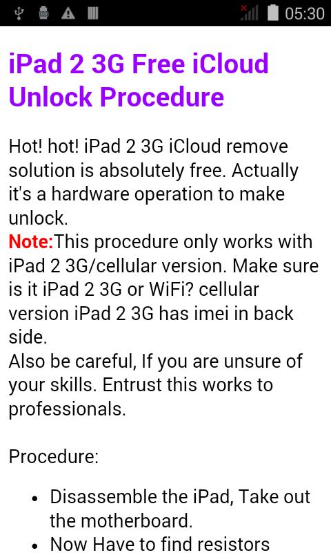 201 Mobile Problem & Solution