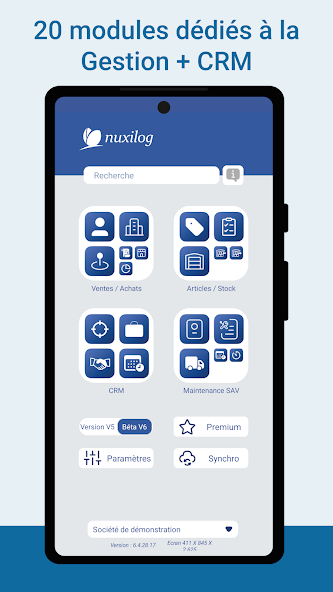 NuxiDev 6 Gestion + CRM + SAV