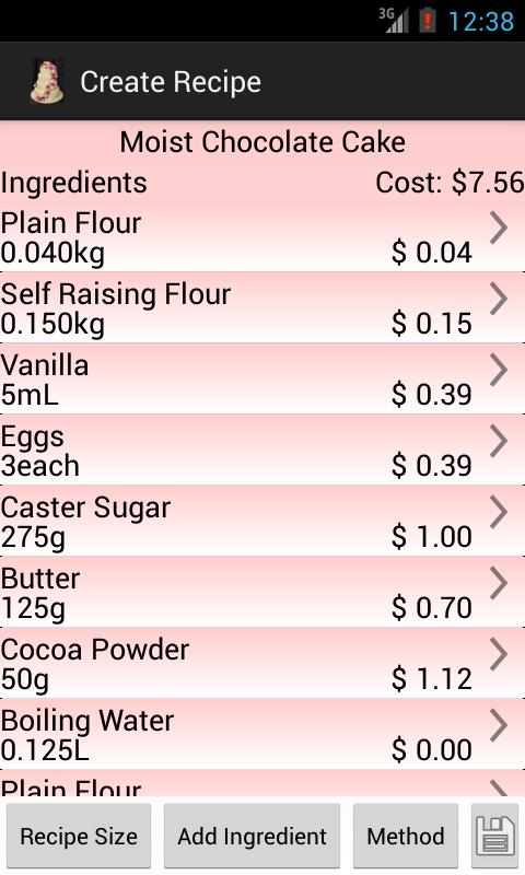 Cake Decorating Calc Free