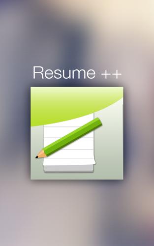 Resume ++ (A Resume Developer)