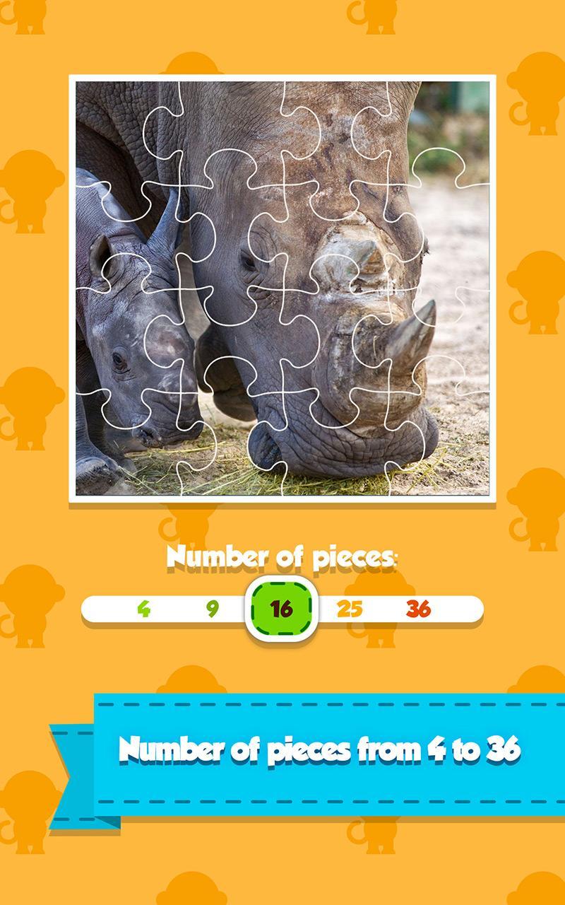 Animal Jigsaw Puzzle Kids Game