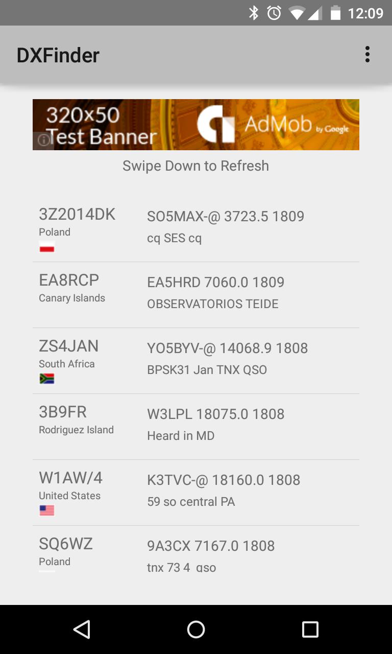 Ham DX Cluster & Spots Finder