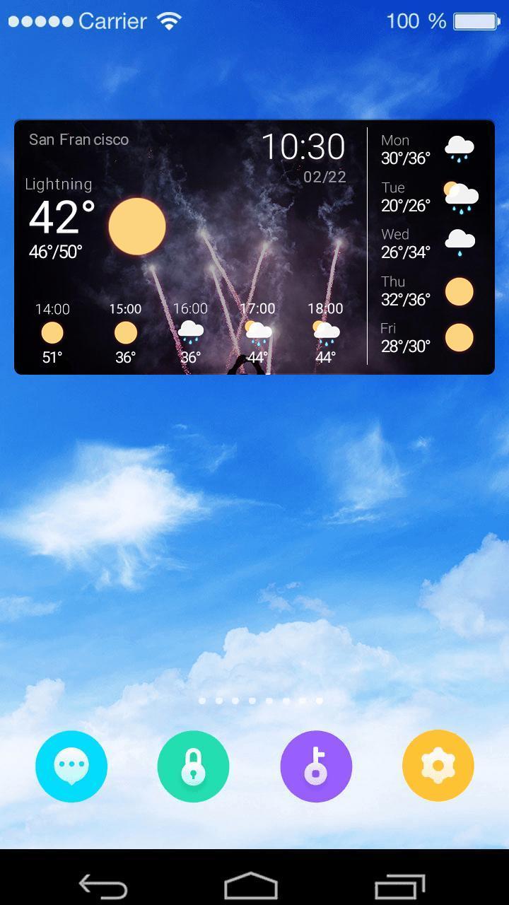 Weather Widget Clock Free