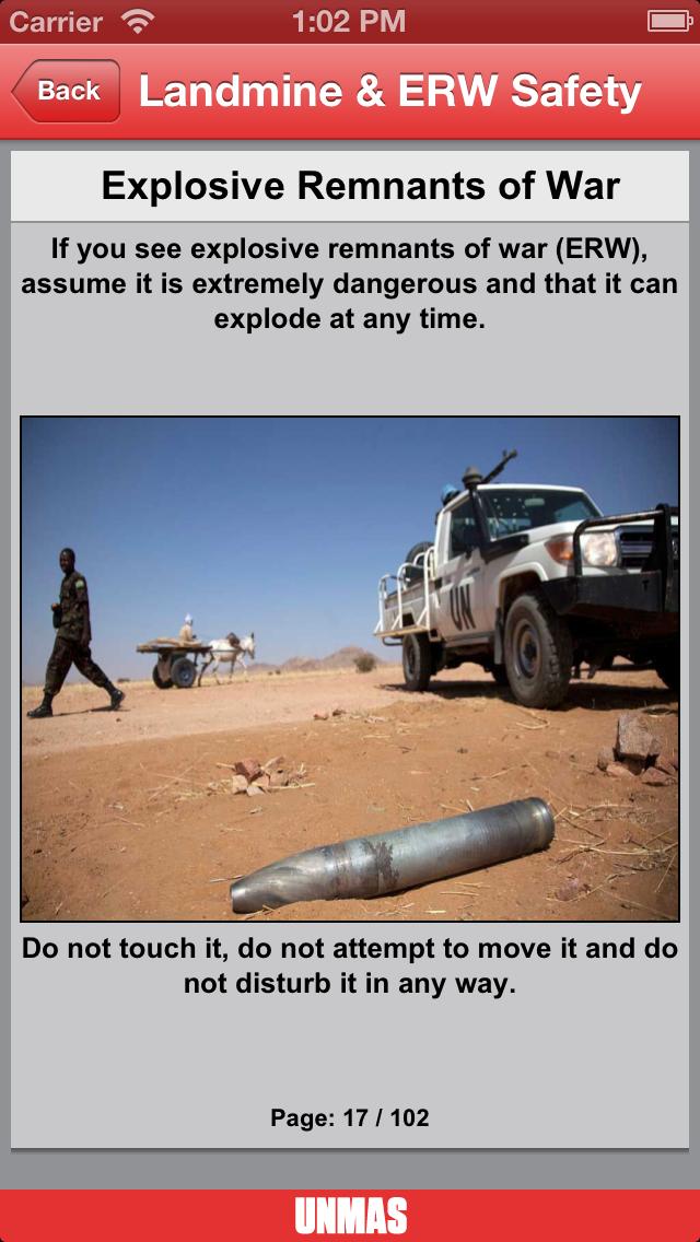 UNMAS Landmine & ERW Safety