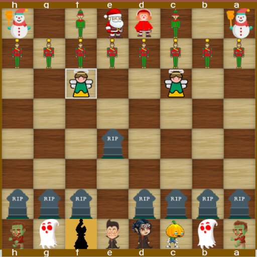 Ajedrez - piezas de halloween