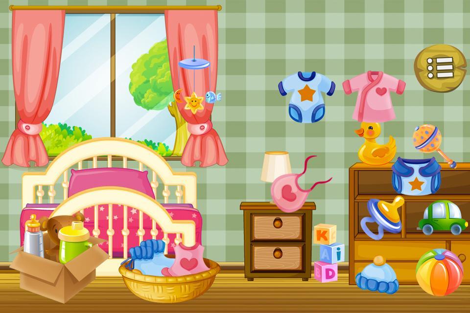 Cleanup baby bedroom games
