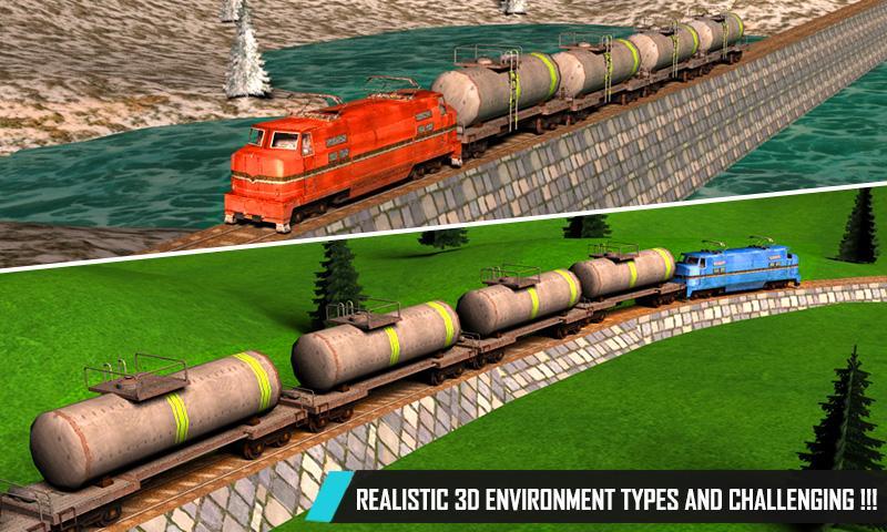 Oil Tank Transport Cargo Train