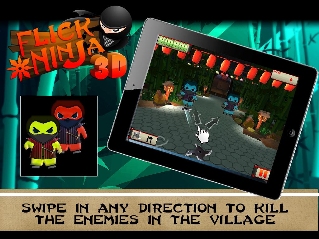 Flick Ninja 3D
