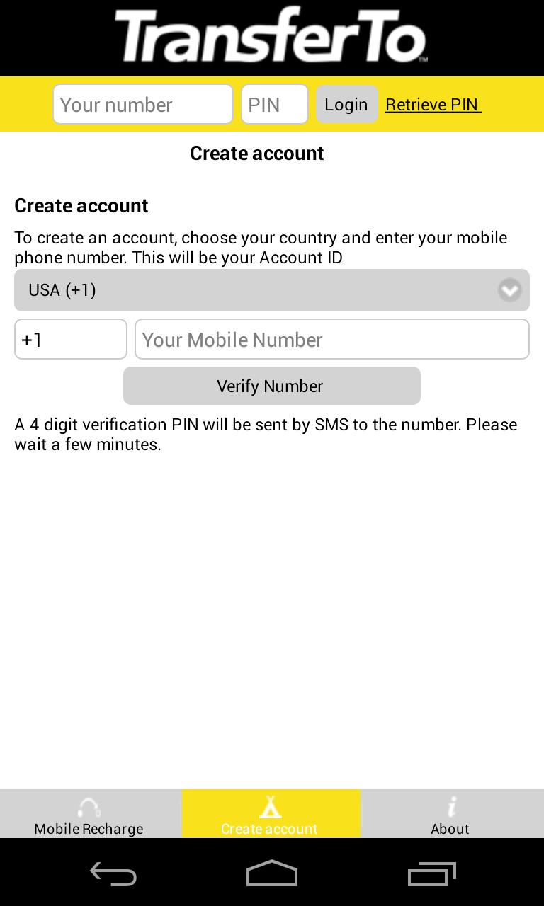 International Mobile Recharge