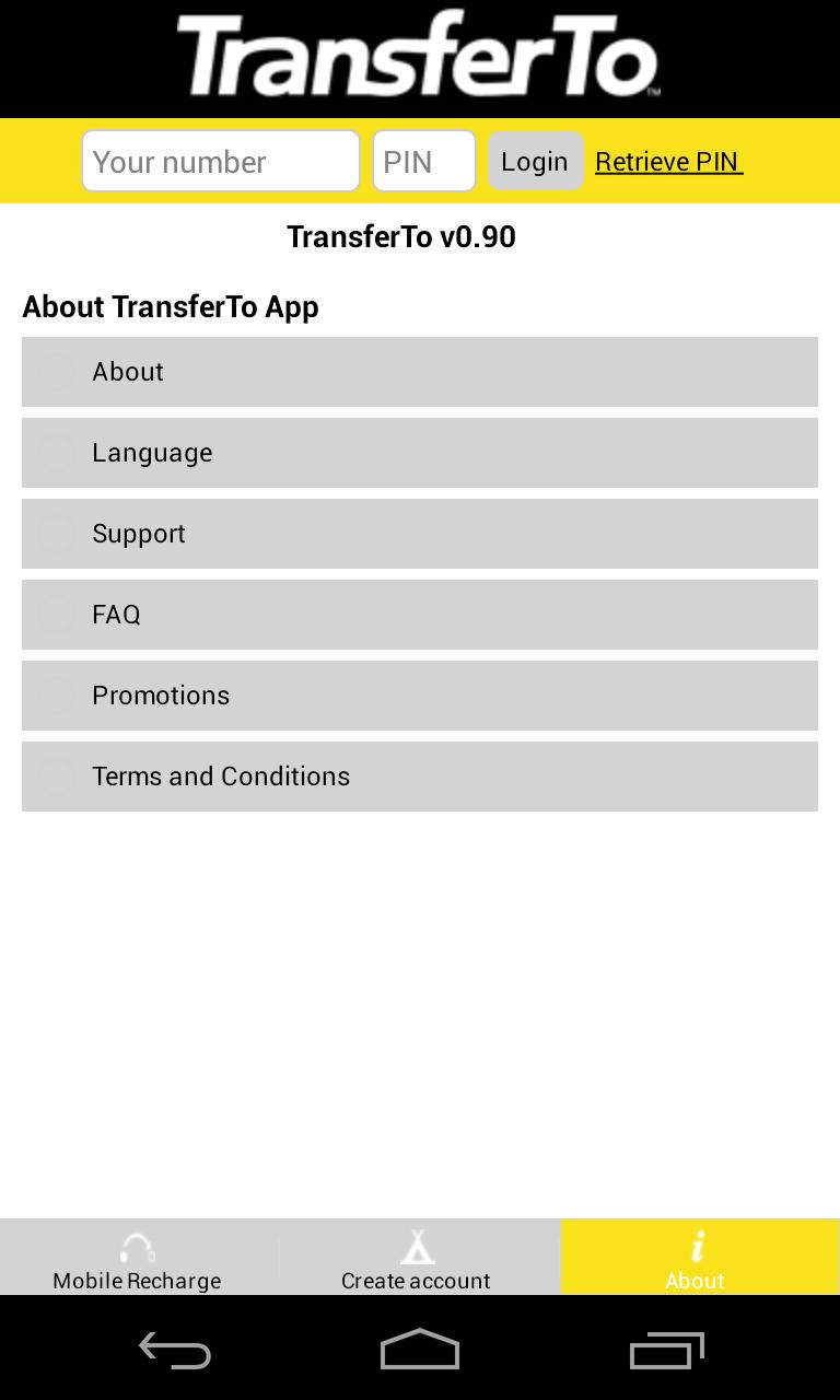 International Mobile Recharge