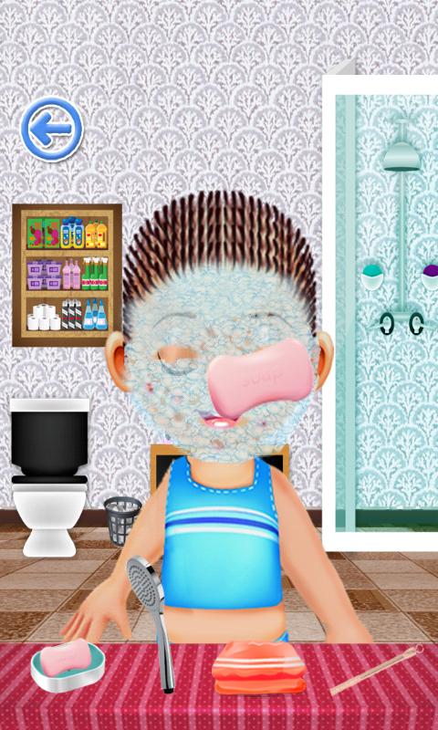 Baby care christmas games