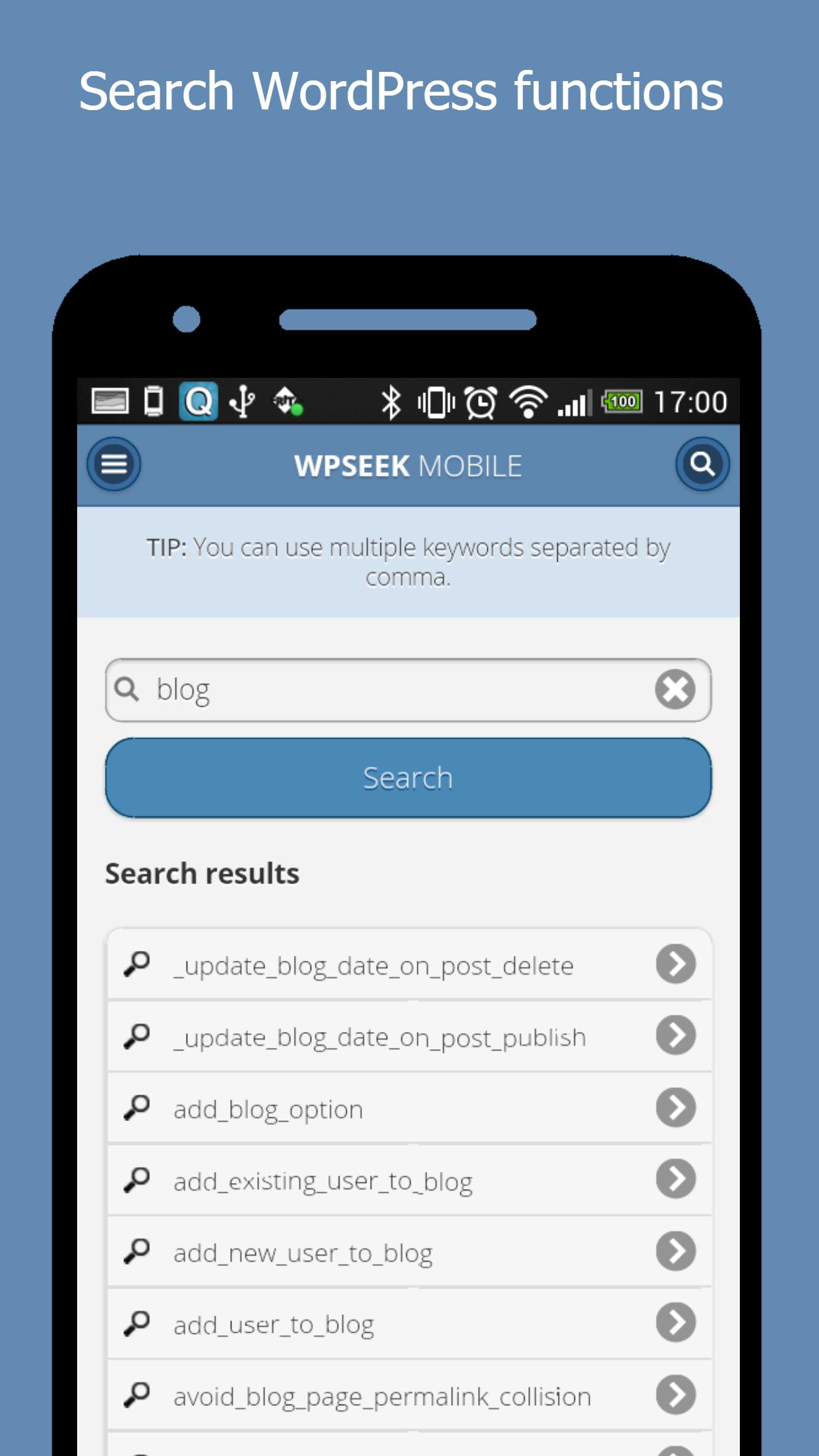 WPSeek WP Code Lookup