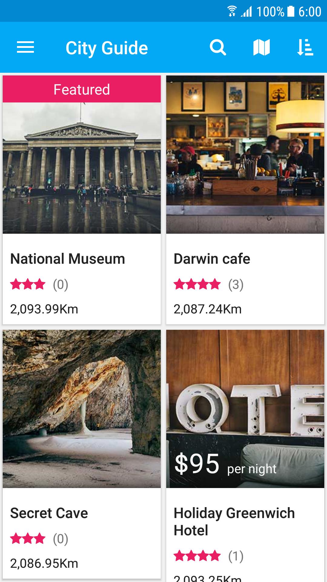 Ultimate City Guide App Template