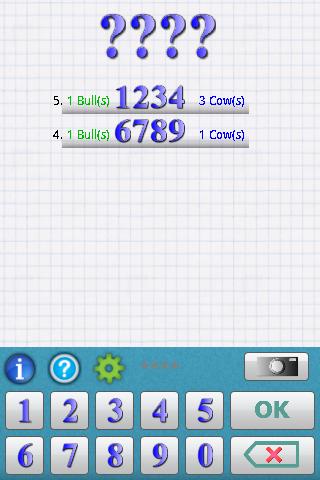 Bulls & Cows: guess the number