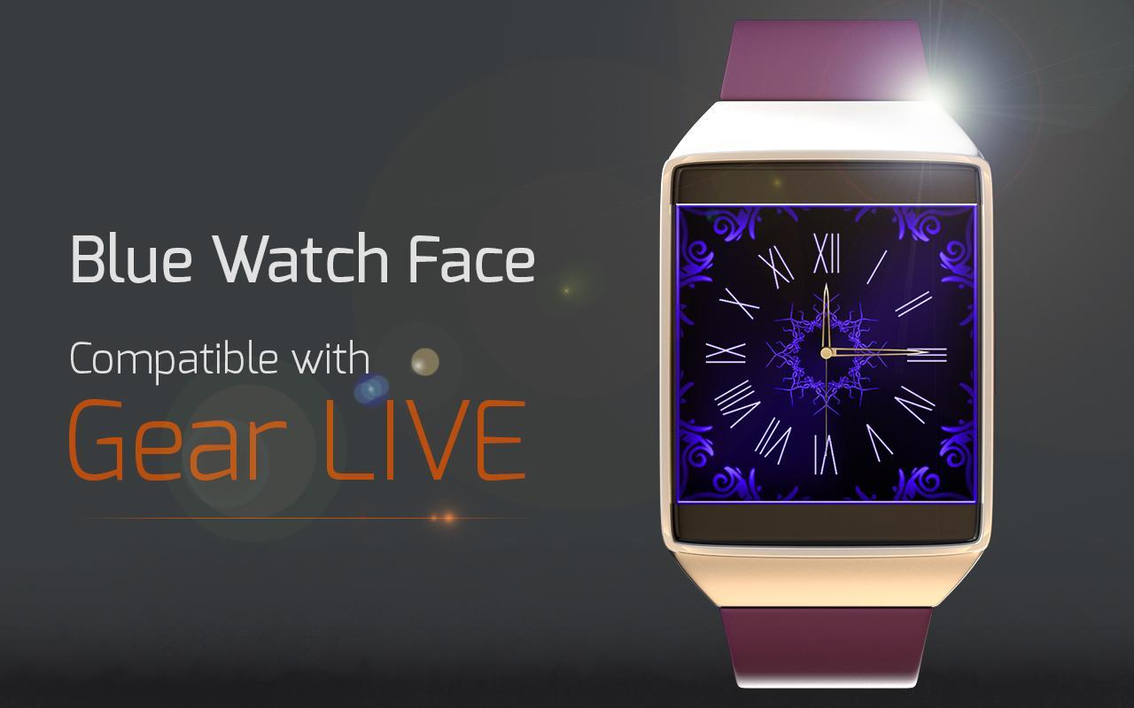 Free Blue Watch Face