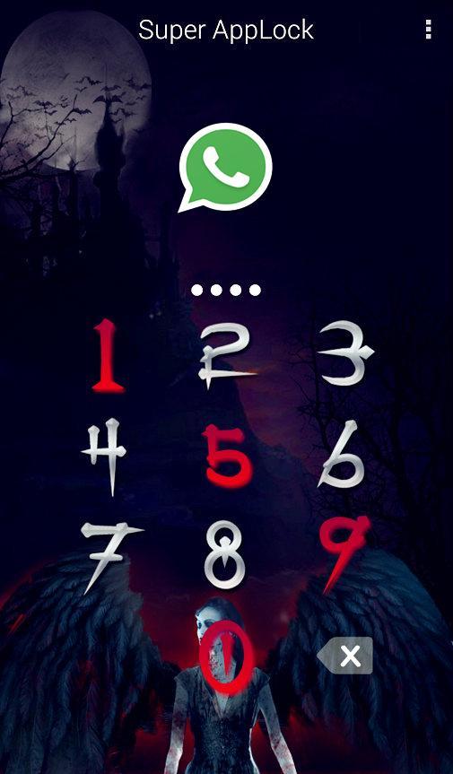 AppLock Theme Vampire FullMoon