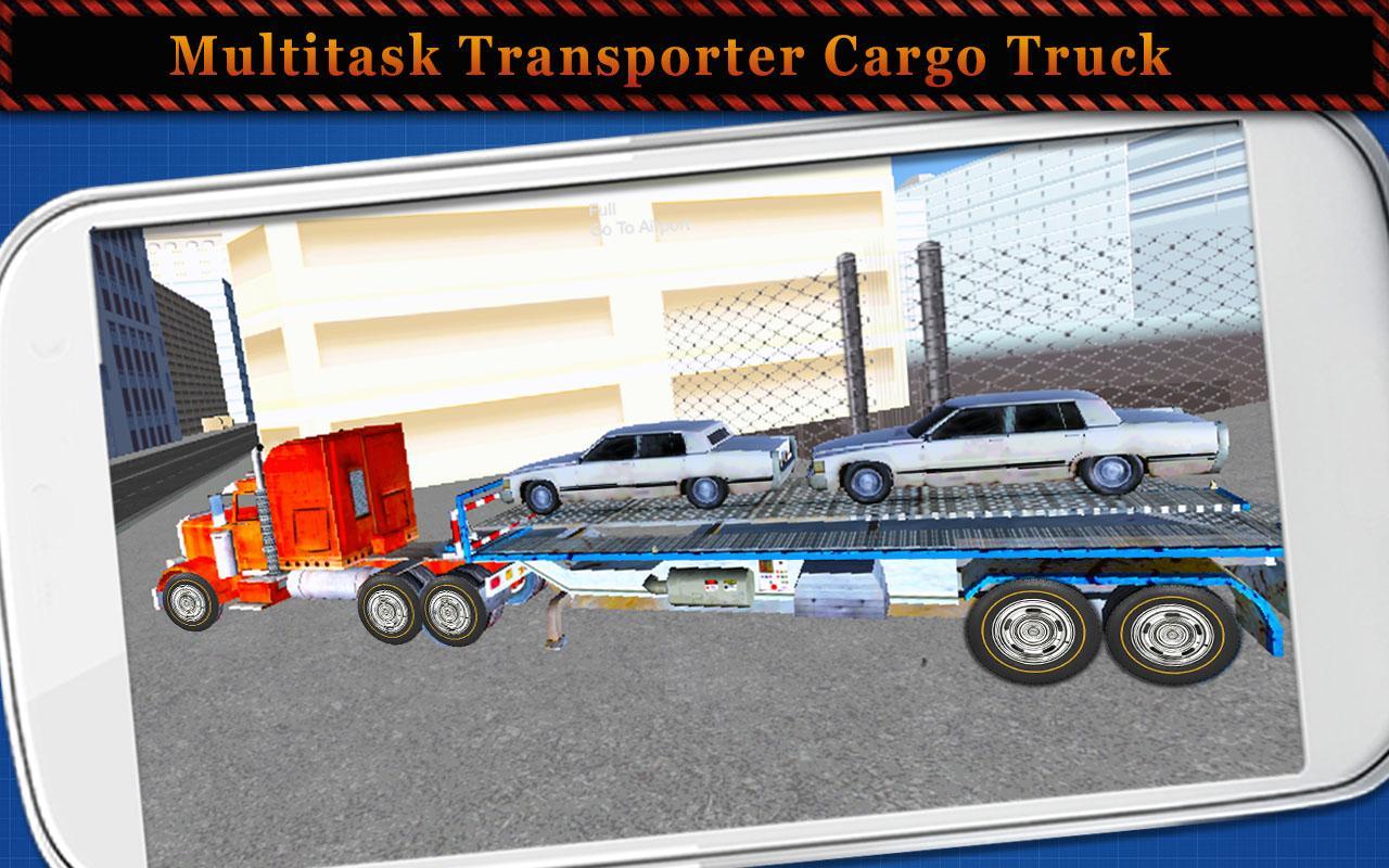 Cargo Plane Car transporter 3D