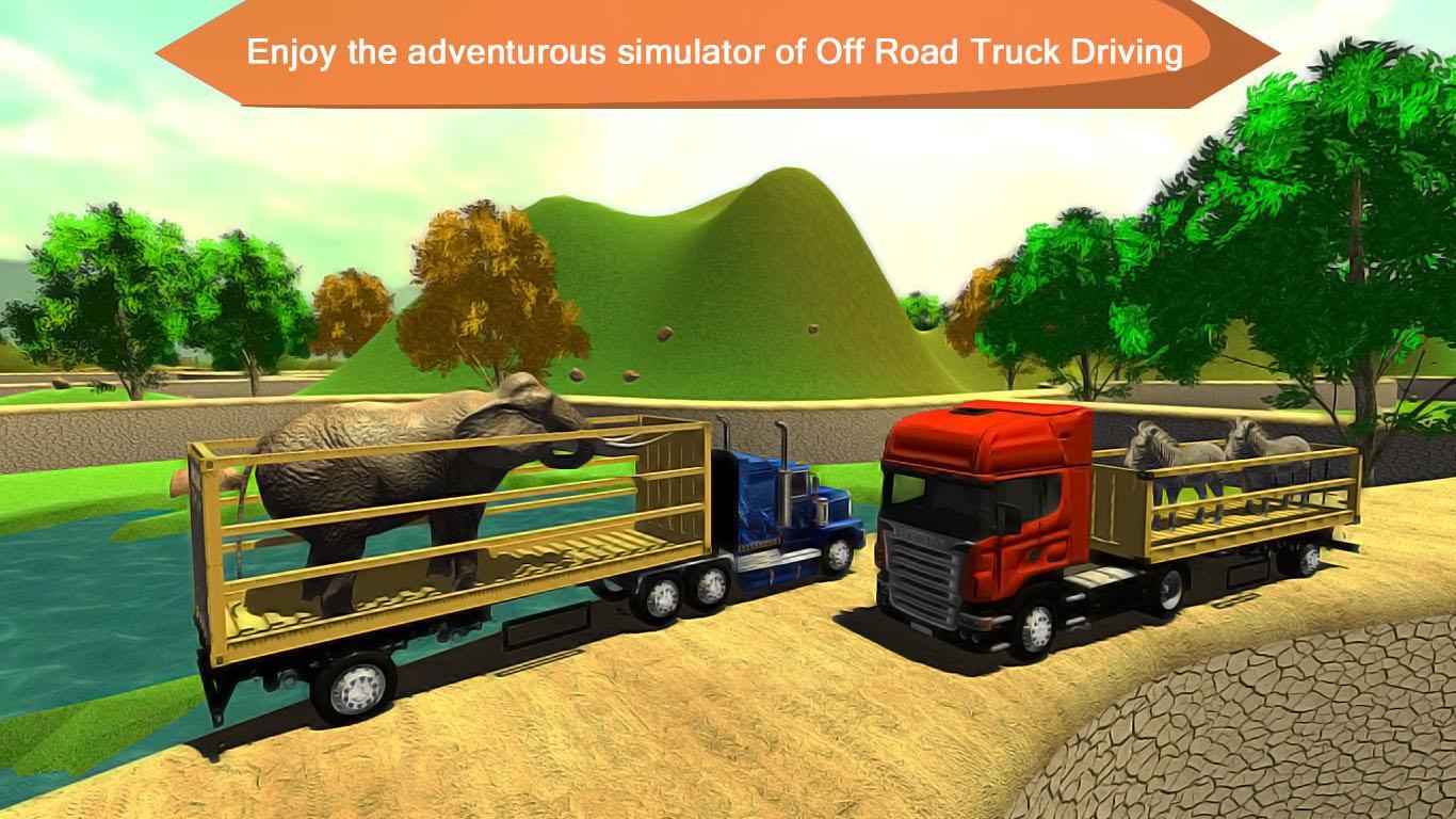 Offroad Animal Truck Transport Driving Simulator
