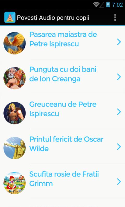 Povesti Audio pentru copii