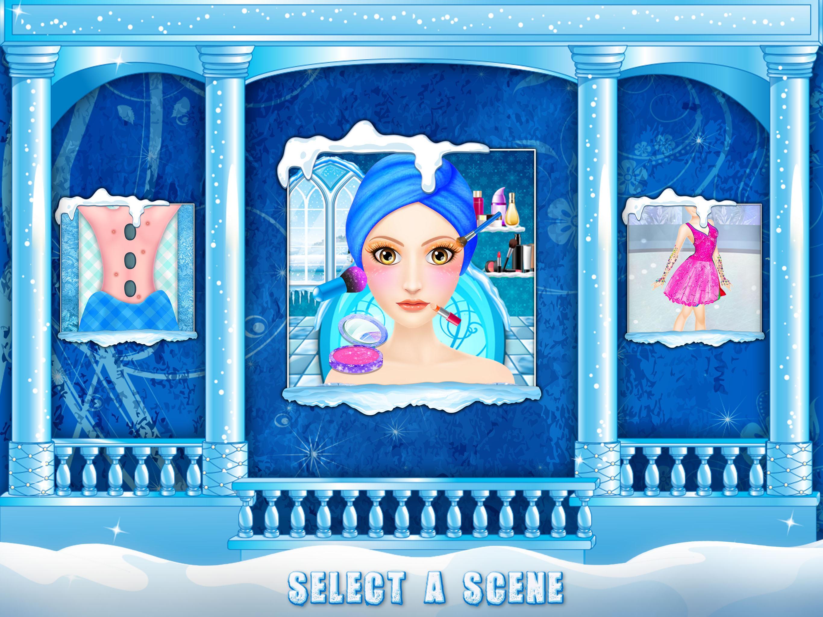 Ice Skating Ballerina Dance Makeup Salon