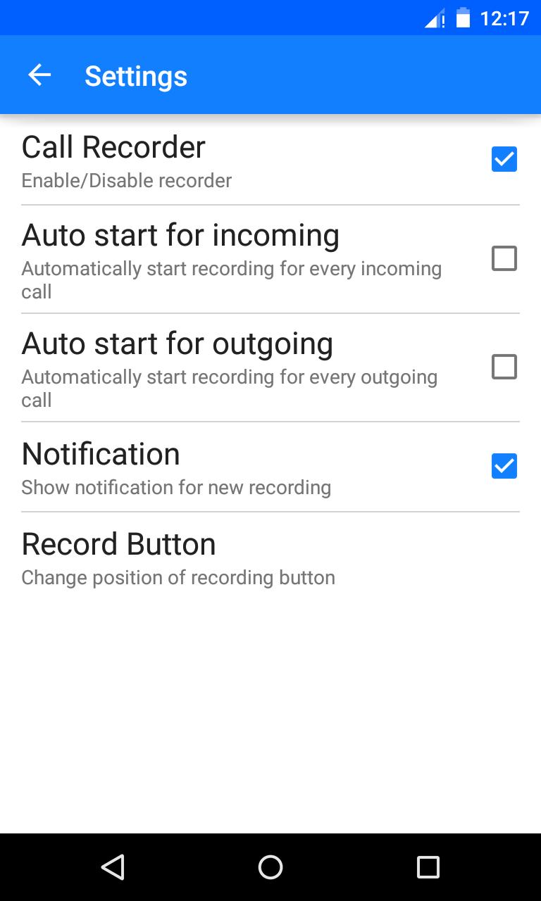 Automatic Live Call Recorder