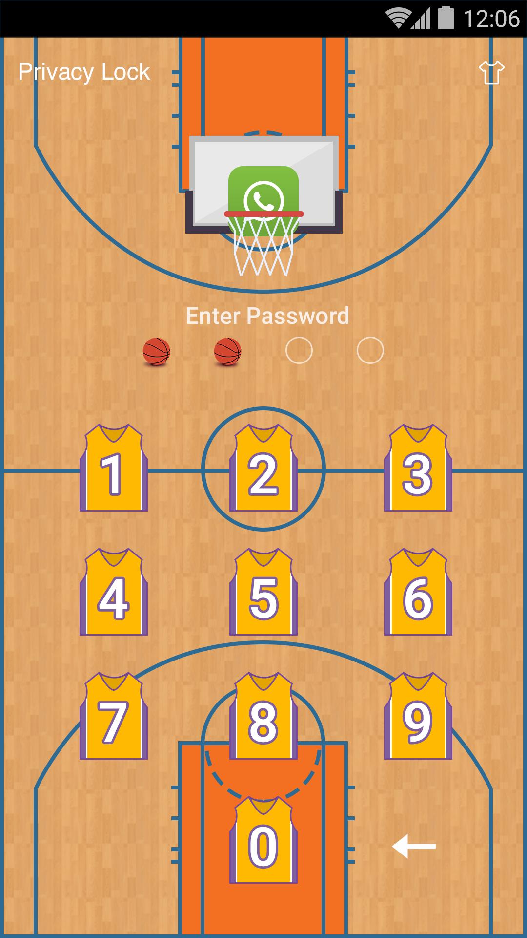AppLock Theme - Basketball