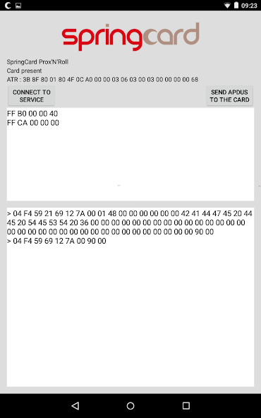SpringCard USB PC/SC Demo