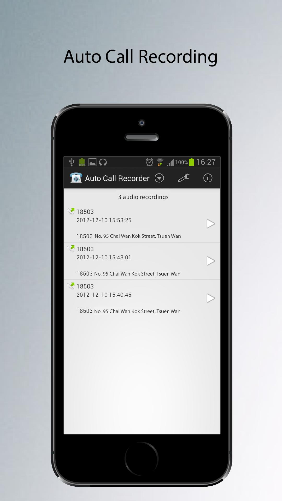 Auto Phone Call Recorder