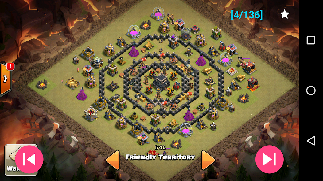 War layouts for Clash of Clans