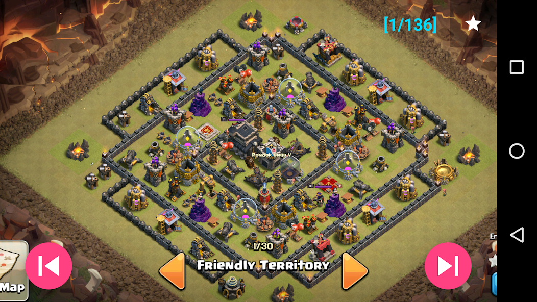 War layouts for Clash of Clans