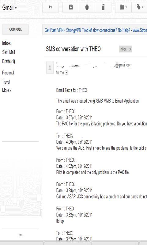 SMS MMS to Email Trial