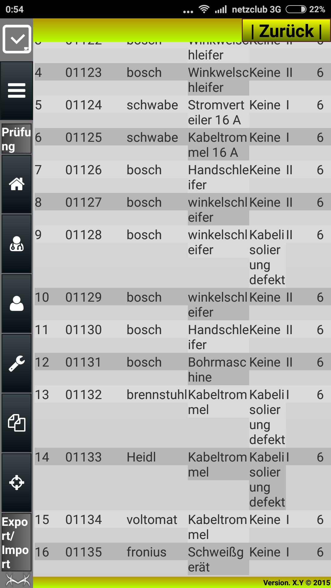 Inventur Lager Barcode XLS CSV